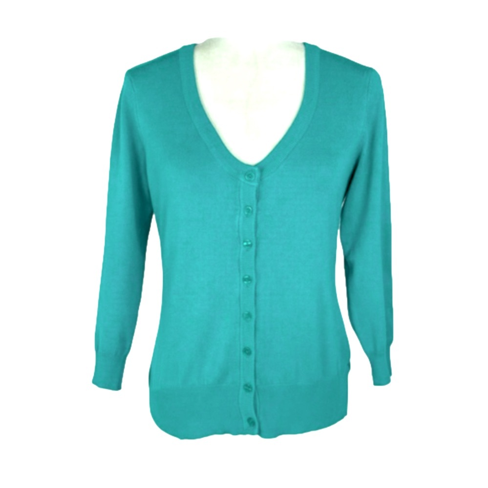 Mosaic green cardigan